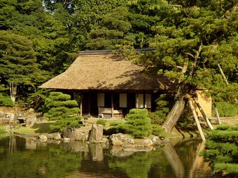 Větší verze po kliknutí. Císařská vila Katsura u Kjóta, Japonsko (1. září 2010)