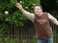 Větší verze po kliknutí. Turnaj v petanque regionálního kola Mistrovství ČR trojic (Vojnův Městec, 6. června 2009)